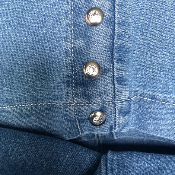 Just My Size Women’s Powder Wash Bling Tab Capris Size 2X NWT - Picture 3 of 5